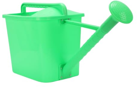 Pssopp Regadera de Plástico, 20L, Gran Capacidad, Pico Extralargo, 3 Modos, Regadera de Jardín con Boquilla Giratoria