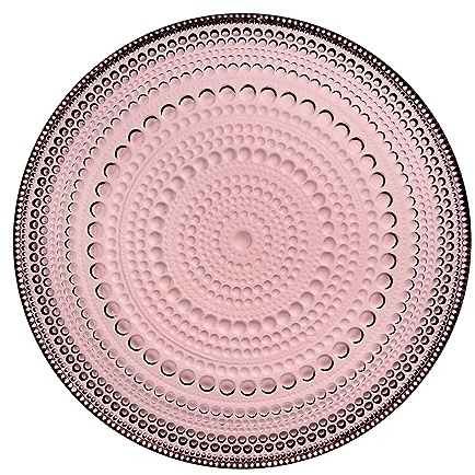 Iittala Kastehelmi Teller, aus Glas, in der Farbe Violett, Spülmaschinengeeignet, Maße: 17,2 x 2,2 cm, 1070204, 3 (Packung mit 6)