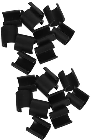 Angoily 25 Clips para Postes de Marcador Abs para Fútbol, Hebillas para Banderas de Esquina, Conectores Resistentes para Entrenamiento de Fútbol, Accesorios para Equipos de