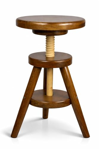Magnetic Mobel Tabouret à vis Solide Petit déjeuner Cuisine Nouveau hêtre (chêne)