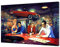 artsprints Bild auf Holzrahmen, Motiv „Abend bei Rick 'Selvis Pressley, Marilyn Monroe James Dean Humrey Bogart“, 20 x 12 inch -38mm depth