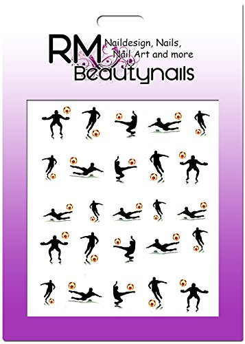 Fussball Sticker EM WM Spieler Ball Fooball Deutschland Nageldesign Nailart RM Beautynails Nailwrap
