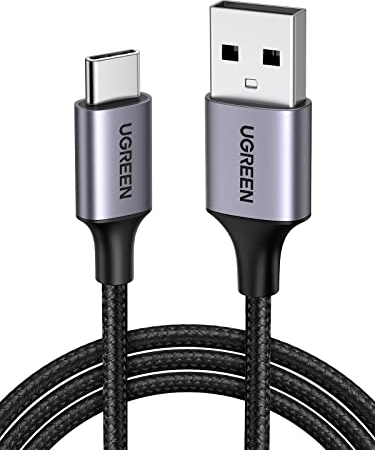 UGREEN Cable USB C a A Carga Rápida 3A QC 3.0, Tipo C Compatible con iPhone 16/15 Plus Pro Max, Galaxy S25/S24/S23/S22, Pixel 9/8/7 1M