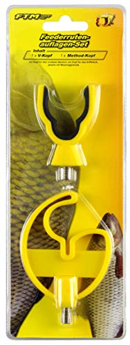 Fishing Tackle Max Unisex – Erwachsene 10C6932299C10 FTM Feederruten-Auflagen-Set Feederrutenauflage 6932299, Bunt, Normal