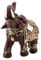 Caredy Elefant Statue Feng Shui Elefantenstatue Glückliche Holzmaserung Thai Elefant Statue Skulptur Reichtum Glück/Figur Geschenk für Wohnkultur, Bürodekoration Geschenk Kristall Sammlung(S)