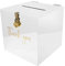 Chili Originals Acryl Geschenk Karten Box für Hochzeit | Wishing Well Wedding Card Box | Geldbox mit Herz Schloss | Briefbox für Gast Geschenke, Danke Karten, Glückwünsche | Deko Briefkasten (Weiß)