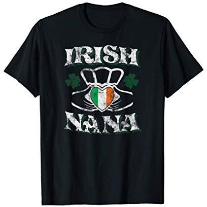 Irish Nana Claddagh Ring St. Patricks Day T-Shirt