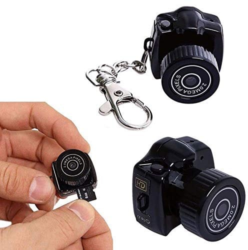 QEBIDUM Y2000 Mini DV DVR Camera Camcorder Video Cam for Webcam Helmet Bike Motorbike Hiking Sports