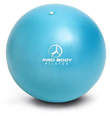 ProBody Pilates Ball Kleiner Gymnastikball, 22,9 cm Bender Ball, Mini weicher Yoga-Ball, Workout-Ball für Stabilität, Barre, Bauchmuskeln, Rumpf, Physio- und Physiotherapie-Ball zu Hause,