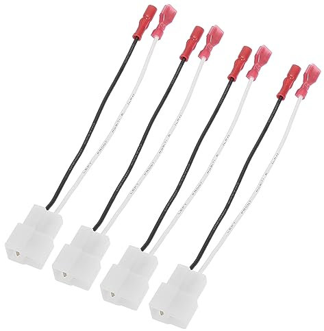 X AUTOHAUX 4pcs Car Speaker Connector Harness Adapter Replacement 72-9300