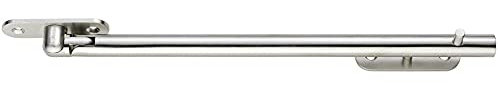 Loops Round Bar Casement Window Stay - 246 x 14mm - 2 Pins Included - Stainless Steel | Modern Casement Window Fitting - Window Casement Stay Fastener Arm - Casement Window Fixture