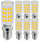 CNSGO E14 LED Lampe Warmweiss 3000K 440 Lumen, 6er-Pack. 4W kann Ersatz 40W Halogenlampe, Abstrahlwinkel 360° Kurz winzig Leuchtmittel, AC220-240V Flickerfreie nicht Dimmbare Energiesparlampen