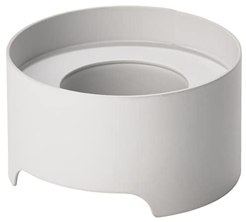 Zone Denmark Singles Kerzenhalter, Kerzenständer aus Matt Lackiertem Metall, Durchm. 7,5 cm Warm Grey (Grau)