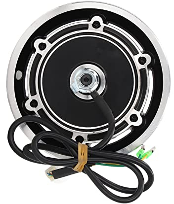 Cryfokt Nabenmotor für Elektroroller 10 Zoll 48V 1000W Elektroroller Brushless Motor Wasserdichter Bürstenloser Nabenmotor E-Bike-Radscheibenbremsmotor-Umrüstsatz aus Aluminiumlegierung