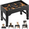 Tivray Raised Slow Feeder Dog Bowls, 4 Height Adjustable Dog Slow Feeder Bowl for Large Medium Dogs, Non-Slip Dog Food Bowl Stand Slow Eating Dog Bowl Large Breed Prevents Choking Improves Digestion