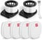 Sansoak IZ300UKT Filters for Shark IZ300, IZ300UK, IZ300UKT, IZ320 IZ320UK, IZ320UKT Anti Hair Wrap Cordless Vacuum Cleaners, 2 Post Motor Filter and 4 Foam & 4 Felt Filters