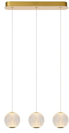 Lucide CINTRA - Pendelleuchten - LED Dim. - 3x4,7W 2700K - Transparent