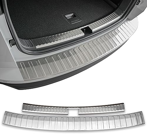 Ladekantenschutz Edelstahl MATT innen und außen kompatibel für Skoda Karoq | NU7 | BJ ab 2017> | premium Qualität von RECAMBO