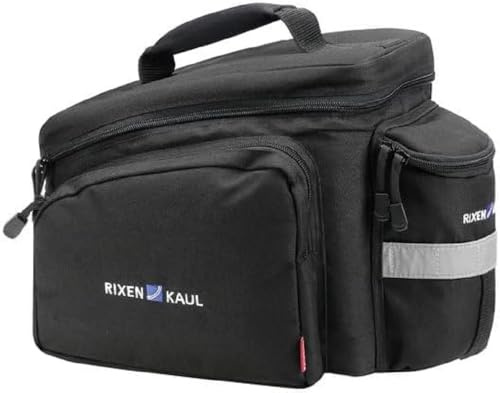 Klick-fix Unisex – Erwachsene Klickfix Gepäckträgertasche, Schwarz, 32 x 26 x 18 cm