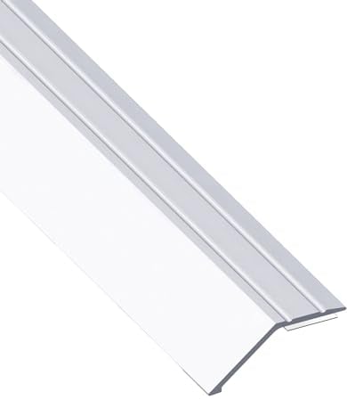 Gedotec Profilé de transition en hauteur - Argent - 2000 mm - En aluminium - Longueur : 2 m - Largeur réglable : 41 mm - Fabriqué en Allemagne - Baguette de finition en aluminium anodisé, plinthes de