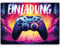 beriluDesign 12 Einladungskarten Kindergeburtstag Gamer Party Jungen & Mädchen - Geburtstagseinladung