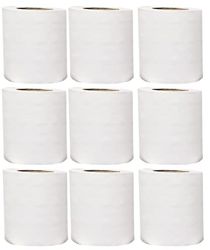 Pack of 45- Toilet Rolls, 2 Ply White Toilet Paper, Quilted Toilet Roll Packs, 34GSM Toilet Paper Soft Tissue Roll Skin Cleaning Towels, Wiping Napkin Roll, Bulk Buy (Toilet Roll, 220 Pulls/Sheets)