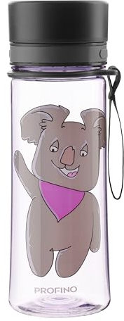 PROFINO Infuze KIDS Purple Koala Tritan Water Bottle with Strainer 350ml