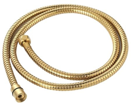 JNHGSHUAISDF Tubo Flessibile per Doccia Tubo Doccia Universale, Tubo Doccia in Acciaio Inossidabile, Tubo Flessibile di Ricambio for doccetta e doccetta for Bidet, Oro Lucido