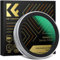 K&F Concept Black-Mist 1/4 Filter für Fujifilm Kamera X100-Serie,Black Promist 1/4 Filter Kompatibel mit Fujifilm Kamera X100/X100F/X100S/X100T/X100V/X100VI-Silber (Nano-Xcel Serie)