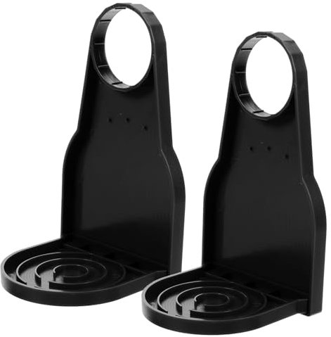 MAGICLULU 2 Piezas Colector De Bandeja De Goteo De Ropa Artilugios De Lavandería Portavasos Para Suavizante De Telas Liquido Suavizante Suministro De Lavandería El Plastico Black