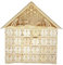 Holz Weihnachten Adventskalender LED 24 Tage Adventskalender Countdown bis Weihnachten mit Advent Holzhaus Kalender Drawe