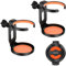 SIGANDG Porte-gobelets Pliables pour Voiture Porte Gobelet Voiture Porte-gobelets Réglables pour Auto pour Grille daération de Voiture Peut Placer du cola, du café, du thé (Paquet de 2)