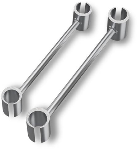ANZRON Door Hinge Adjustment Tool, 2-Piece Set of Double-Ended Wrenches for Flag Type Hinged Doors (0.55-0.75 Inch and 0.9-0.98 Inch), Best Gift for Friend and Family.