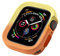 HKTS Funda de TPU para Apple Watch Series Ultra 49 mm 9 8 7 41 mm 45 mm, carcasa con marco de parachoques para iWatch 6 5 SE 4 40 44 mm(Yellow orange,40mm)