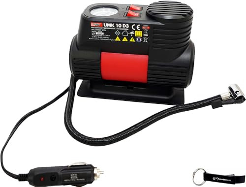 HEADNMORE® Ultimate Speed UMK 10 Mini compresseur d'air 12 V + porte-clés HEADNMORE®