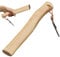 GGpone Hatchet Handle with Steel Wedge 13 Inch Natural Wood Axe Handle Replacement for Camp Axe Smooth Comfortable for Hatchet, Camping, Claw Hammer