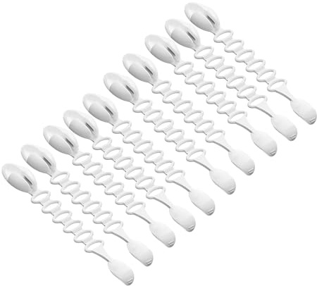 jiahesuw Pack of 10 Christmas Garlands Ties for Mantles Stocking Holder Cable Organizers Reusable Silicone Adhesive Hook