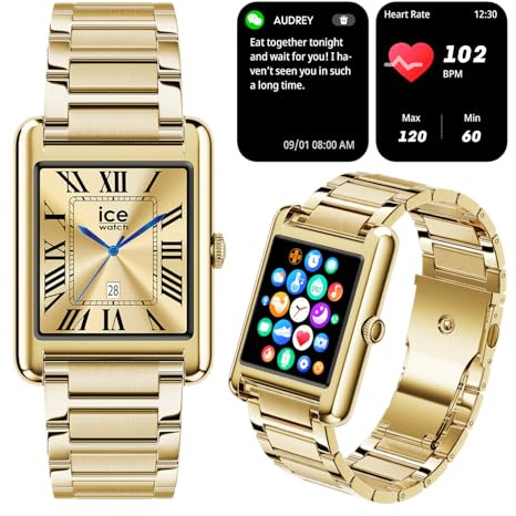 ICE-WATCH – Ice smart TKS 2.0 – Elegante Smartwatch für Damen (1,41 Zoll) – IP68, Tracking von körperlichen Aktivitäten und Gesundheitsdaten