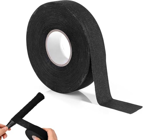jhsaxza Hockey Tape, Griffband,Eishockey Tape 25m × 25mm Selbstklebendes Griffband Sportgriffband Rutschfestes Verschleißfestes Schlägerband Für Badmintongriff Golfschläger Tennisschläger