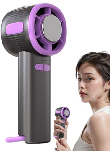 Tragbarer Ventilator | Elektrischer Ventilator mit 3 Geschwindigkeiten – wiederaufladbares Halbleitergebläse für Sport, , Zuhause, Reisen, Camping, Innenbereich, Männer, Frauen, Fitnessstudio
