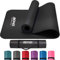 Bionix Premium Printed Travel Yoga Exercise Mat w/Carry Straps, Thick NBR Foam, Non-Slip Anti Skid Surface, Perfect for Pilates Gymnastics Fitness Workout Home Gym Training Equipment, for Men & Women