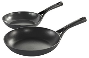 Pyrex – Master Set – Set of 2 Non-Stick Frying Pans Suitable for all Heat Sources including Induction – Dark Grey, Aluminium, dark grey, Set 2 poêles