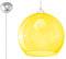 SOLLUX lighting Pendelleuchte Gelb, Gelb, Chrome