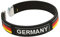 elasto Deutschland Armband Fanartikel Schwarz-Rot-Gold Fußball EM 2024 Armreif Damen, Herren,Unisex