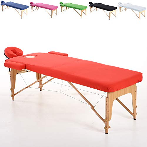 Beltom® Baumwollüberzug für Massageliege 195 x 70 cm. - Rot