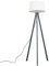 MiniSun | Modern Copper Wood Floor Lamp with a White Faux Linen Tapered Shade | Floor Lamps & Torchieres, Home Décor & Improvement Essential