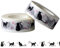 aufodara 2 Rollen 10m x 15mm Washi Tape Schwarz Nett Motives Pink Pfotenabdruck Dekoration Masking Tape Dekorative Papier Klebeband DIY Scrapbooking Basteln (Katze)