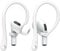 elago EarHooks Kompatibel mit AirPods Pro 2/1, AirPods 4/3/2/1 Hülle - Verbessert, Perfekter Ersatz Ohrbügel Ohrhaken [US Patent Angemeldet] (Weiß)
