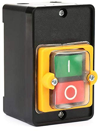 Interrupteur avec NO NC interrupteur étanche, interrupteur à bouton-poussoir, interrupteur à bouton-poussoir marche/arrêt, interrupteur AC220V / 380V 10A contrôleur d'équipement mécanique