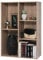Iris Ohyama Bücherregal, 5 Etagen, 60cm breit, Aschbraun, Vielseitig, Modular, Offenes Regal, Für Wohnzimmer, Büro, Schlafzimmer, Platzsparend, Bücher, CD, Dekor, Einfacher Aufbau, CX-23C